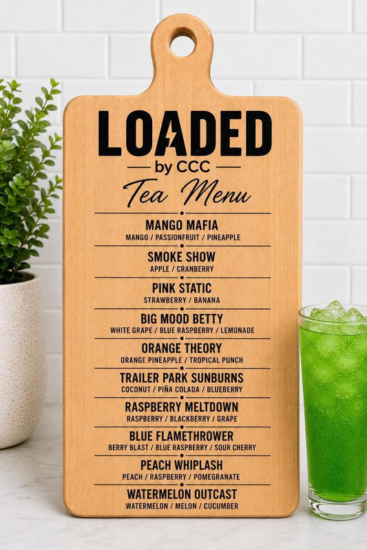 Limited Edition Tea menu