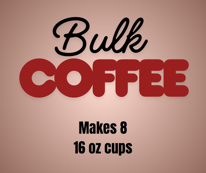 Bulk Coffee Jar with scoop