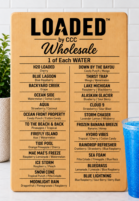 1 of Each Waters - 25 Total